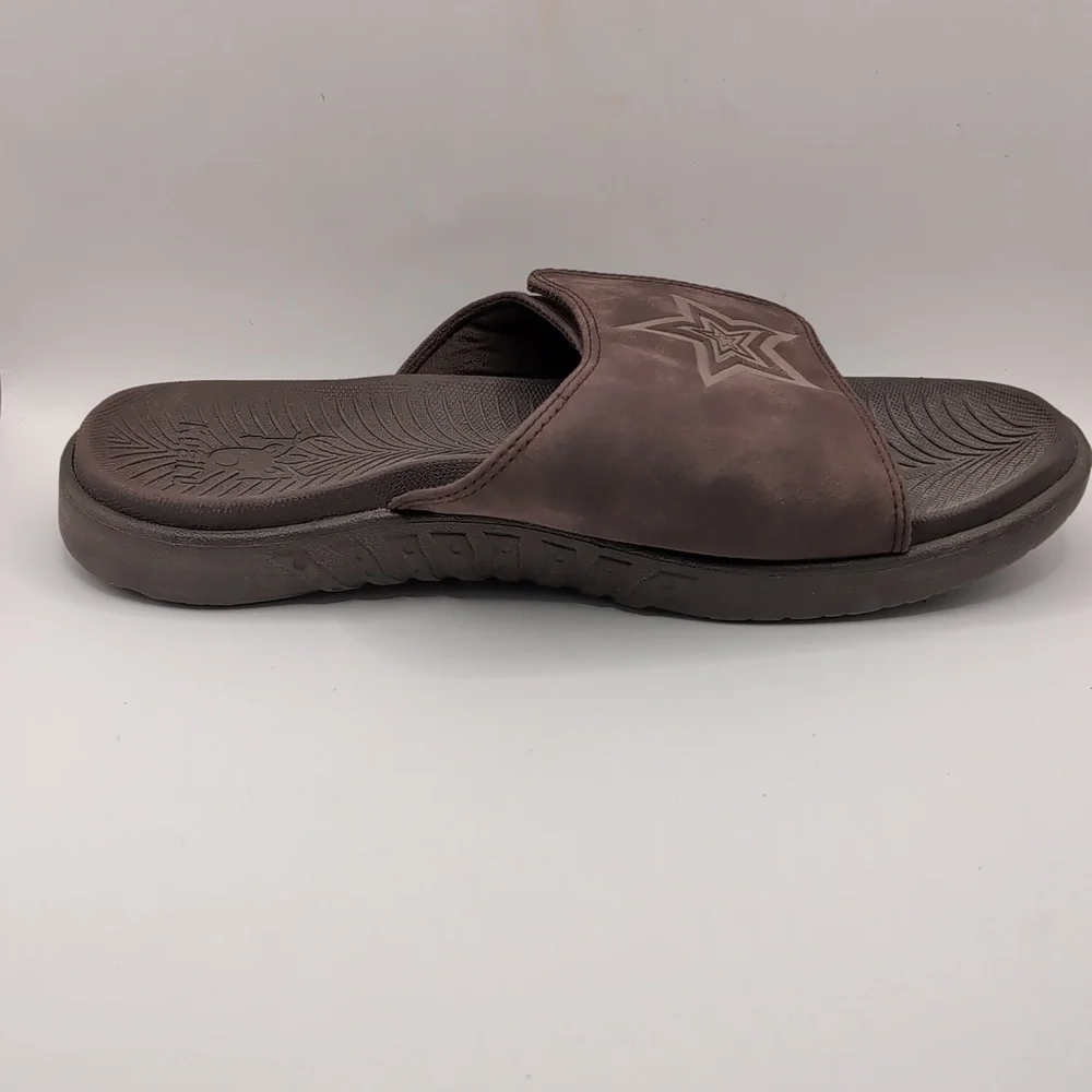 KuaiLu Unisex Slide Sandals Orthotic Arch Support Men's Size 9. Women's Size 11